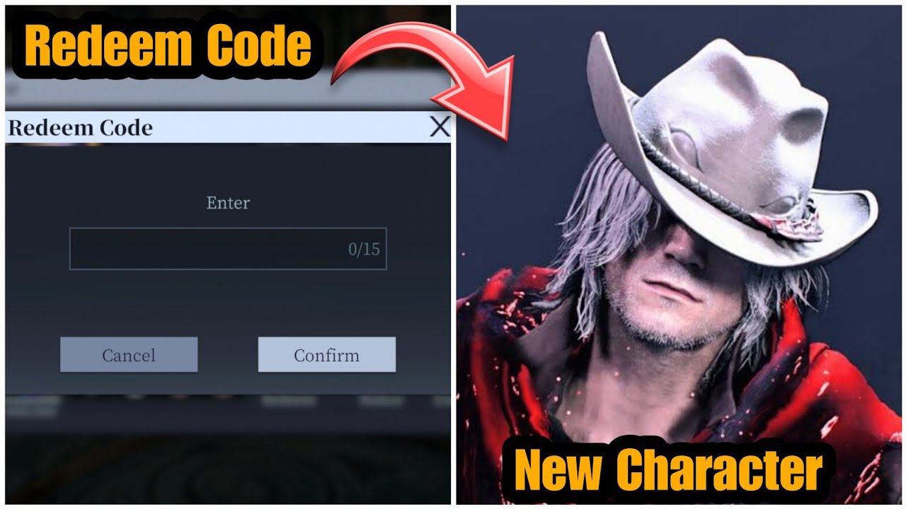 Here's a Sneak peek - New Dante - Redeem code - Devil May Cry Peak Of Combat