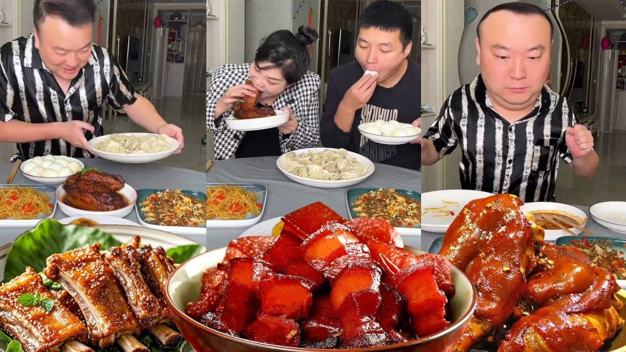 小气老公想独吞烧鸡，我把烧鸡全部吃光，他急哭了【勇哥勇嫂来了】