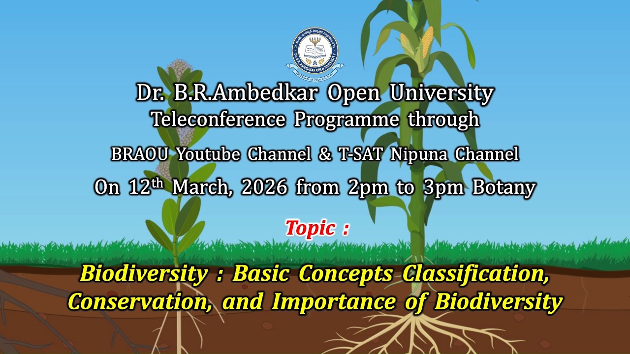 Botany UG 3rd Yr &PG 2nd Yr Live: Basic Concepts Classification, Conservation & Imp. of Biodiversity