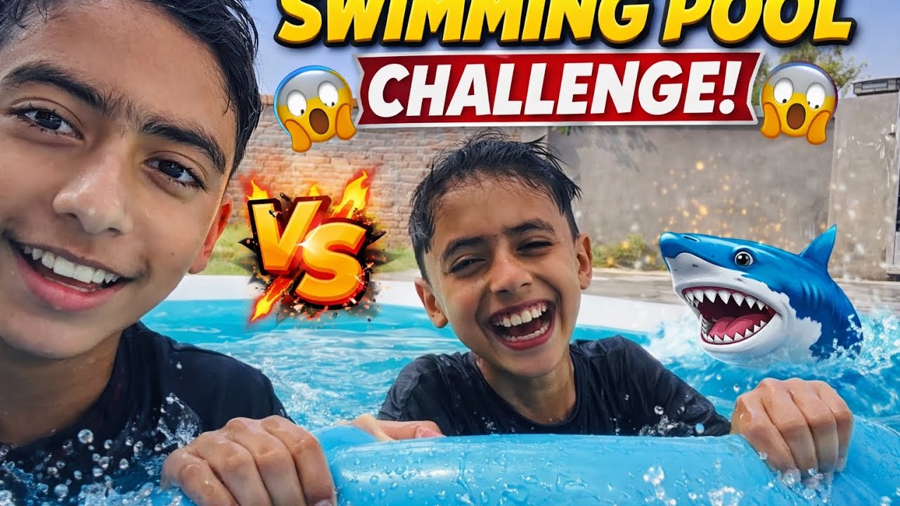 IMPOSSIBLE swimming pool challenges !* (Don't Fail)