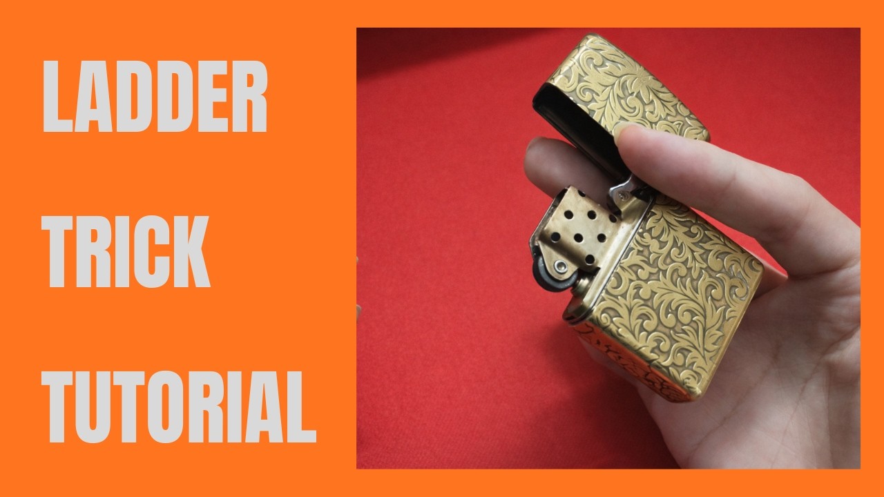 Ladder Tutorial | Zippo lighter trick [ 4K ]