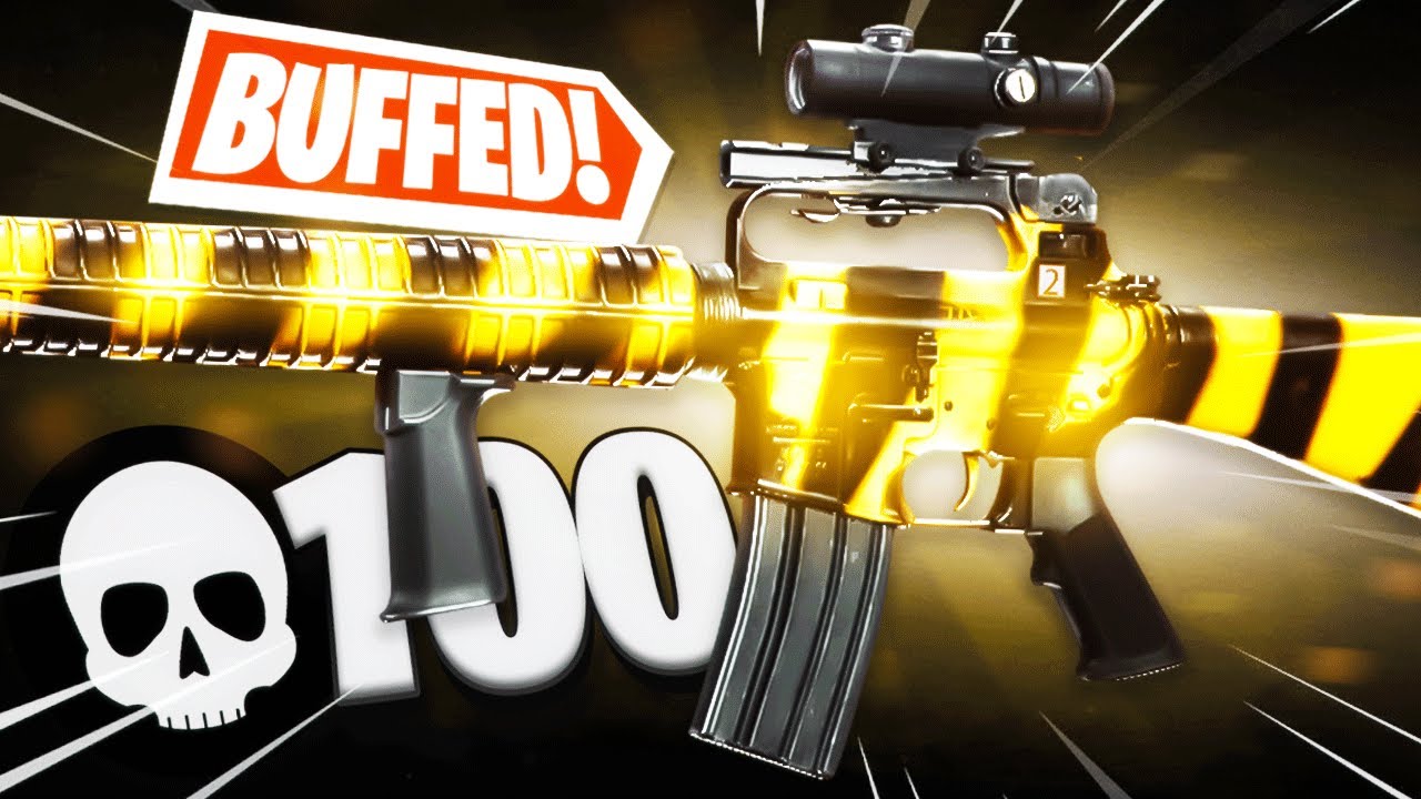 the *100 KILL* BUFFED M16.. (BEST M16 CLASS SETUP in WARZONE)