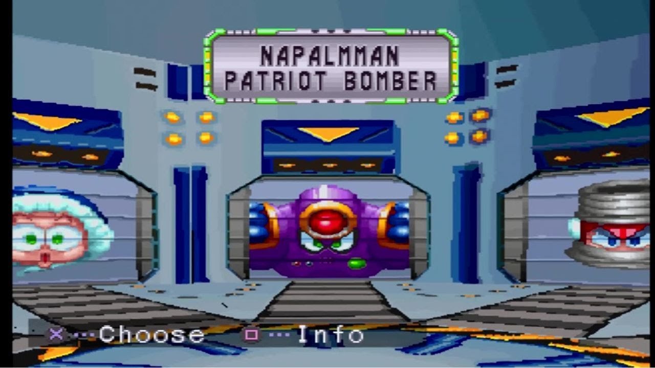 Mega man Battle and Chase as Napalm Man