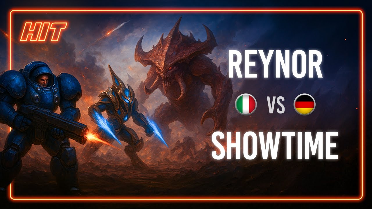HIT! Reynor VS ShoWTimE Kung Fu Cup 2025 Monthly 3 Playoffs