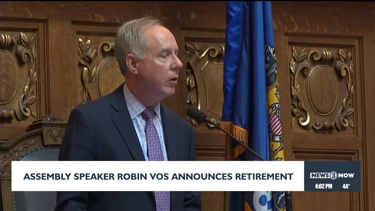 Assembly Speaker Robin Vos announces retirement