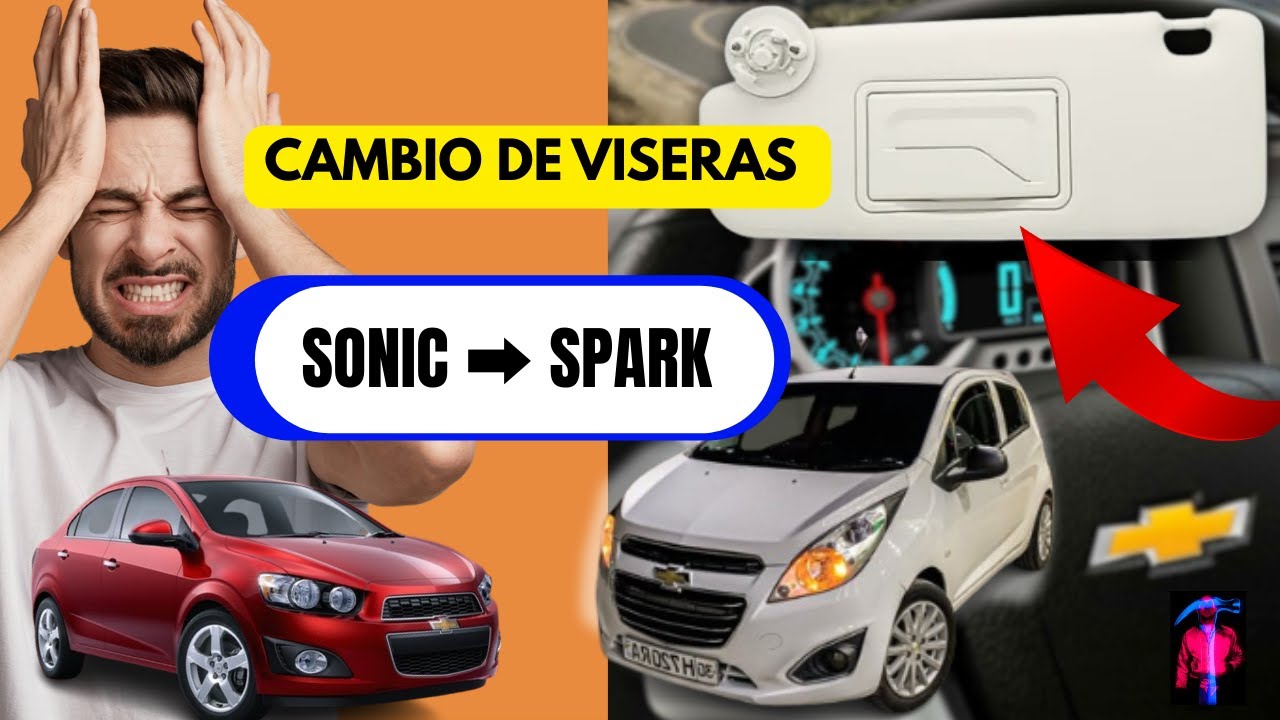 Cómo Cambiar las Viseras de Sonic LT,LTZ/Spark/ Aveo/ TRAX (CHEVROLET)