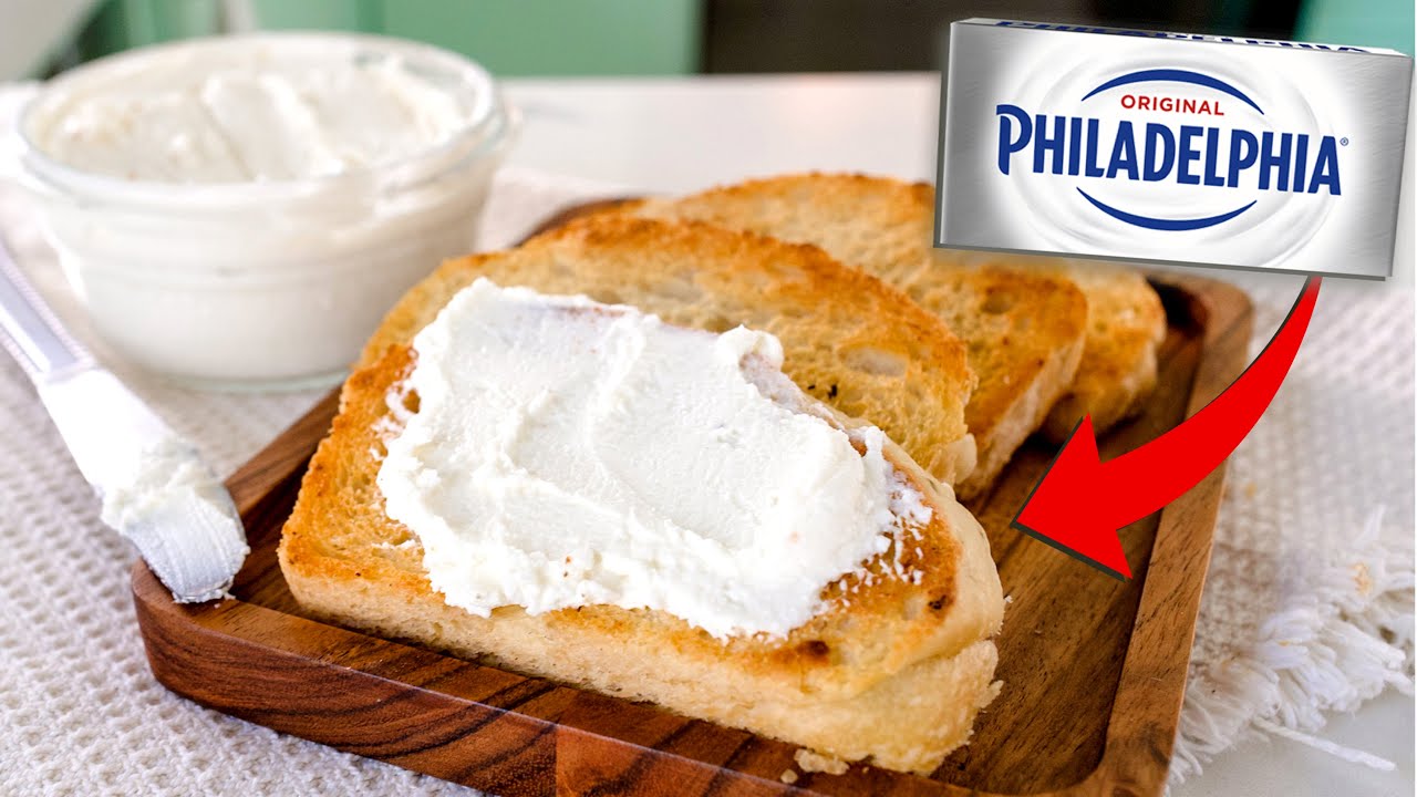 QUESO PHILADELPHIA CASERO CON SOLO 3 INGREDIENTES | Recién Cocinados
