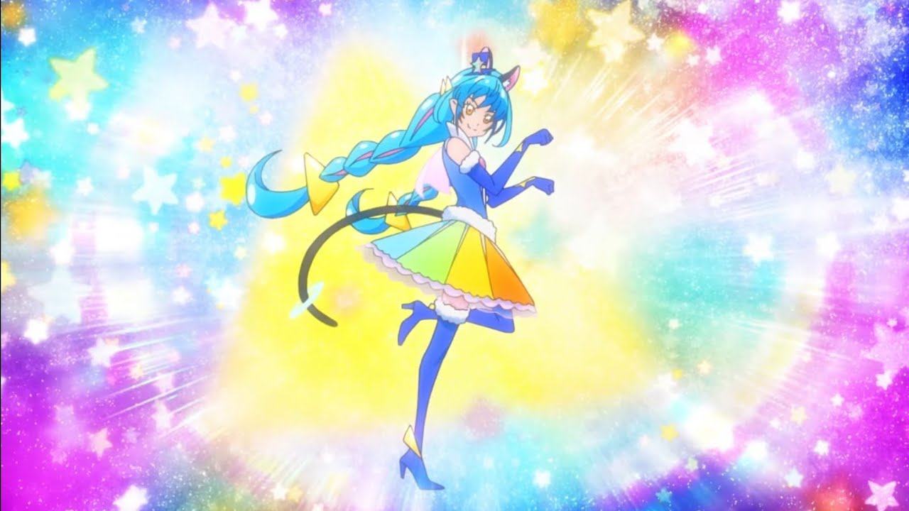 [1080p] Color Charge! (Cure Cosmo Transformation)