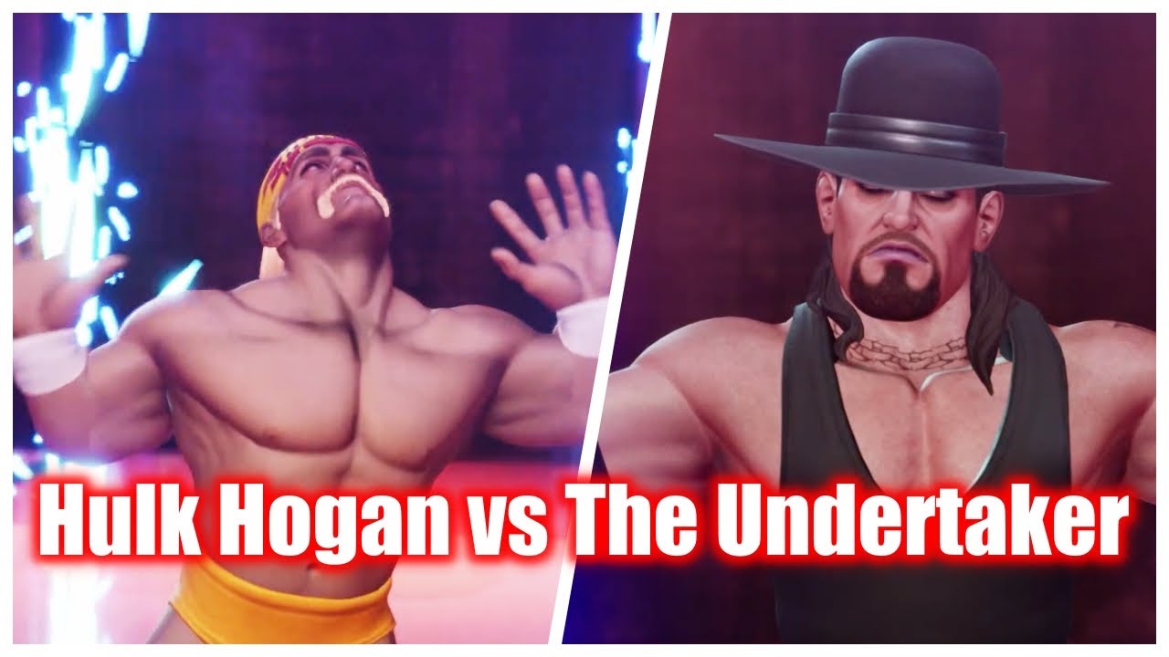 WWE 2K Battlegrounds - Hulk Hogan vs The Undertaker - Legendary Superstars Gameplay video