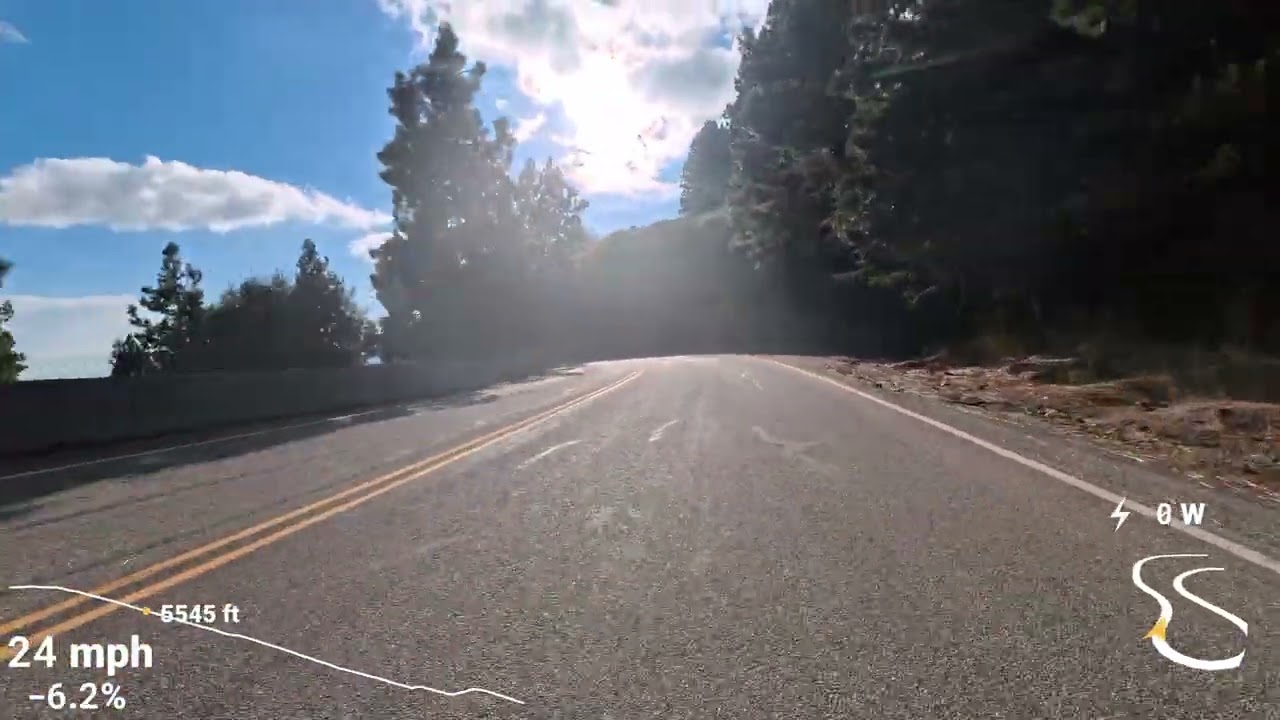 Windy Day Cycling Down Bogus Basin - Oct 15th 2025