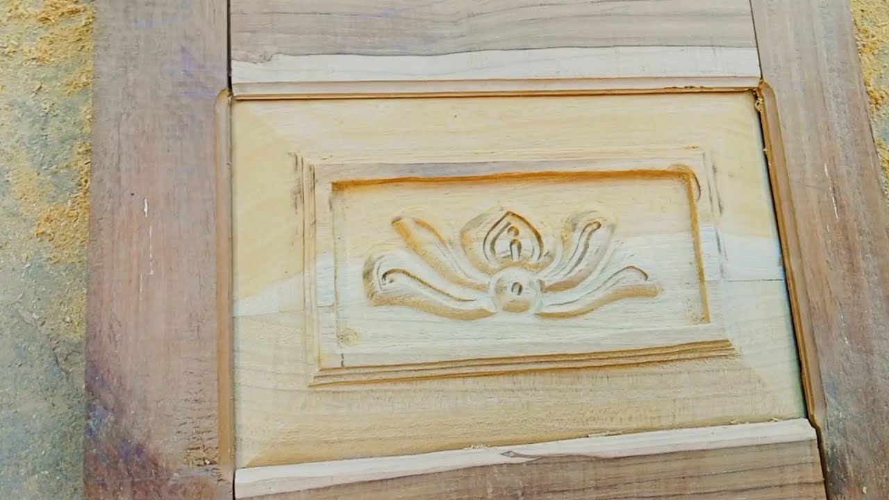 window panel design router machine using wood carving 