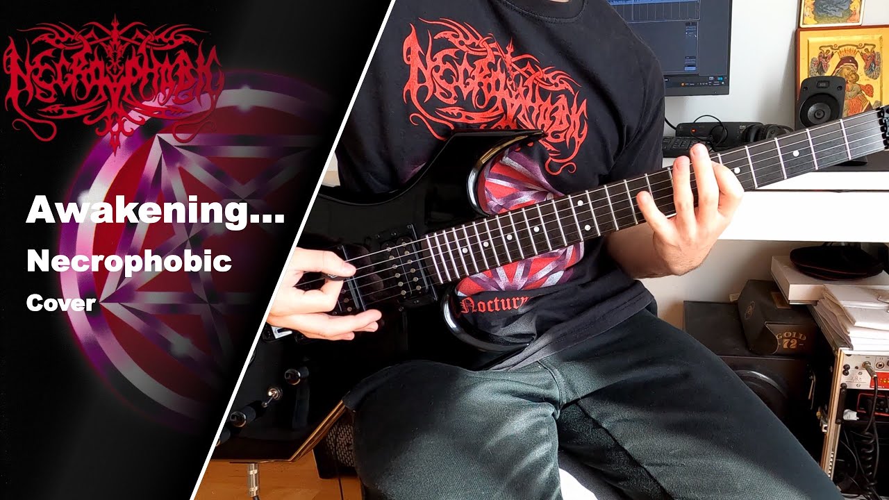 Necrophobic - Awakening... - Guitar Cover w/Solo (+Tabs)
