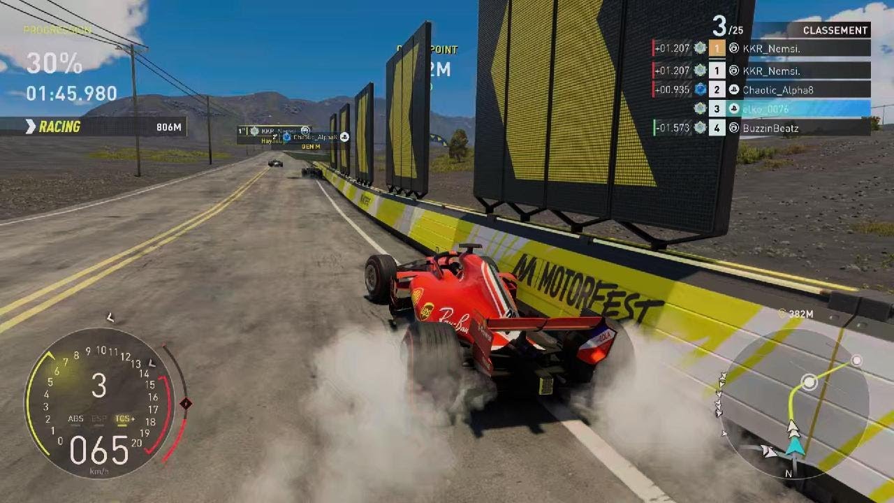 THE CREW MOTORFEST Ugly race & tight finish