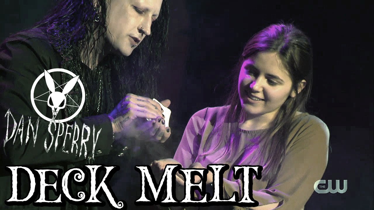 Shock Illusionist Dan Sperry : The Anti-Conjuror Melts a Deck of Cards with his fintertips