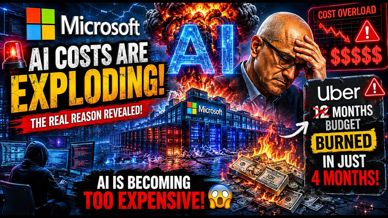 Microsoft&rsquo;s AI Costs Are Exploding &mdash; Uber Burned 12 Months Budget in 4 Months