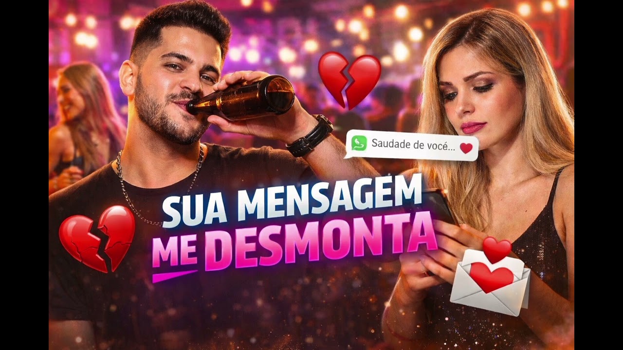 SUA MENSAGEM ME DESMONTA  🎼🎶🎵