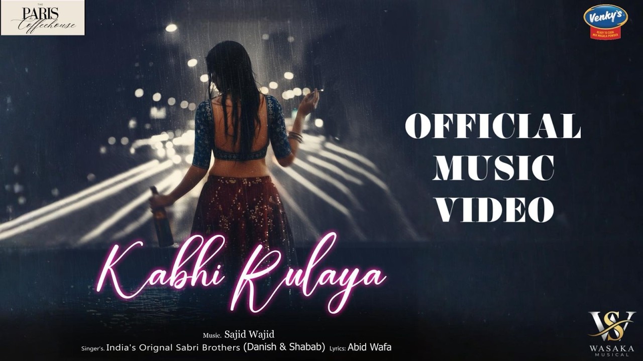 Kabhi Rulaya- Sajid Wajid |Shadan Farooqui |Allivviya |Yogesh Bhoir |India's Original Sabri Brothers