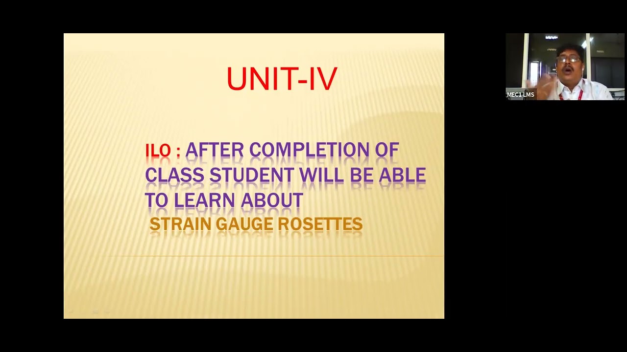 Instrumental & Control Systems Part   15  by Dr  M  V  Ramesh