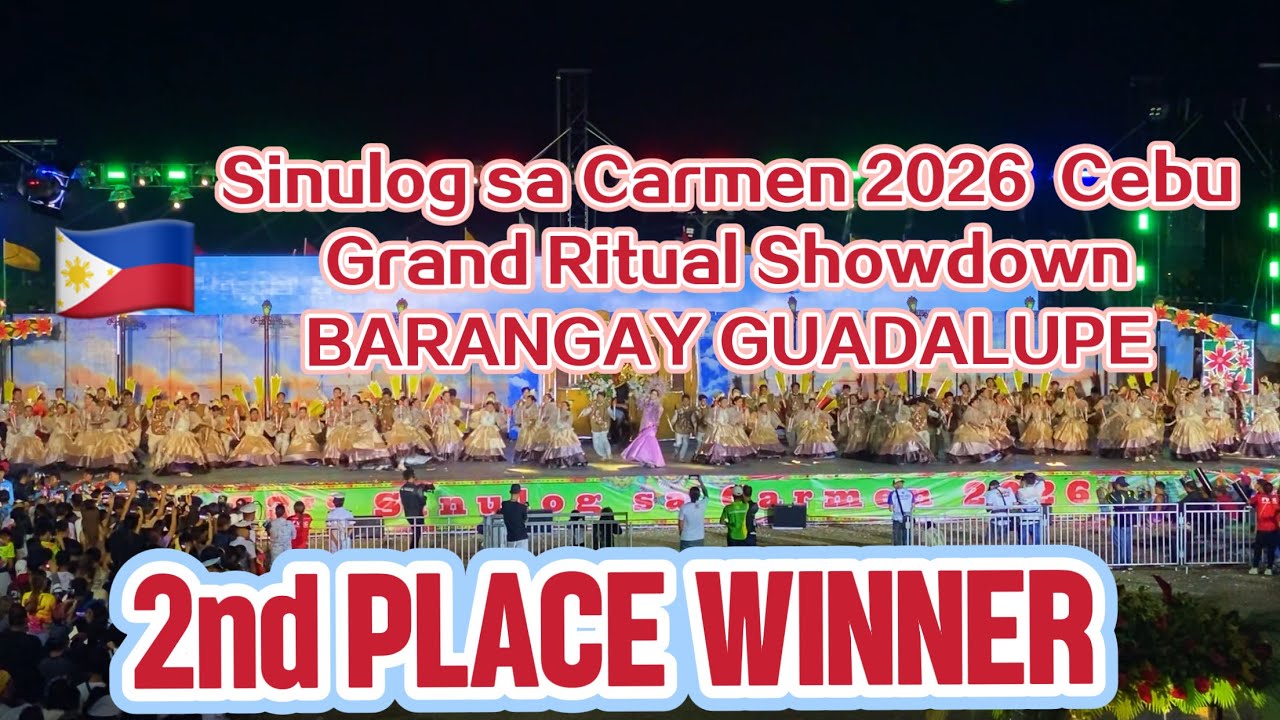 Sinulog sa Carmen 2026 GUADALUPE 2nd PLACE WINNER Banauan Cultural Group Ritual Dance Cebu Festival