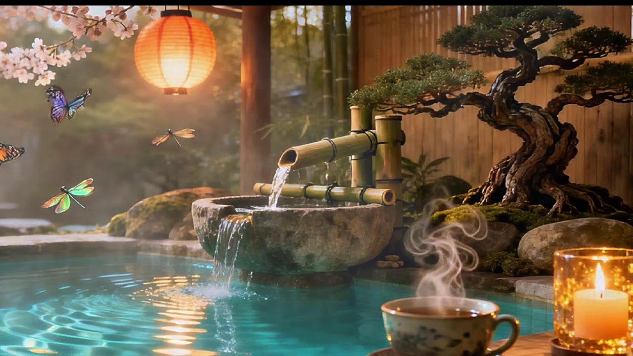 🌿 Bamboo Fountain Dreamscape for Restful Sleep