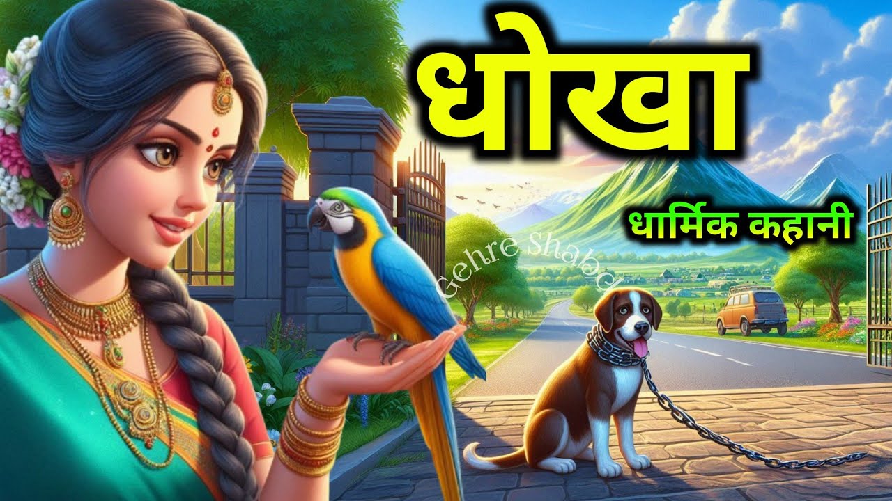 चतुर तोता - धार्मिक कहानी | धोखा l dharmik kahaniya in hindi | ज्ञानवर्धक |  Gehre Shabd l #story