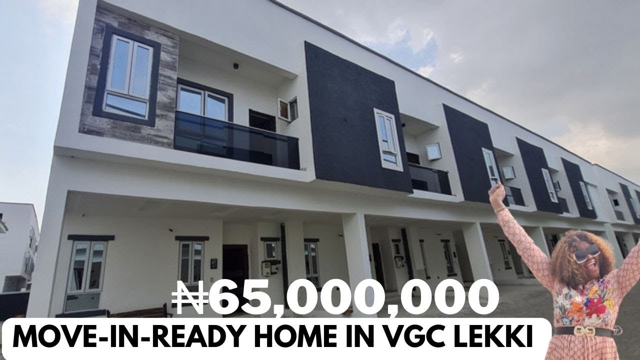 INSIDE A MOVE IN READY HOME IN LEKKI VGC LAGOS(VICTORIA CREST) #shortletsapartments #housesinlekki