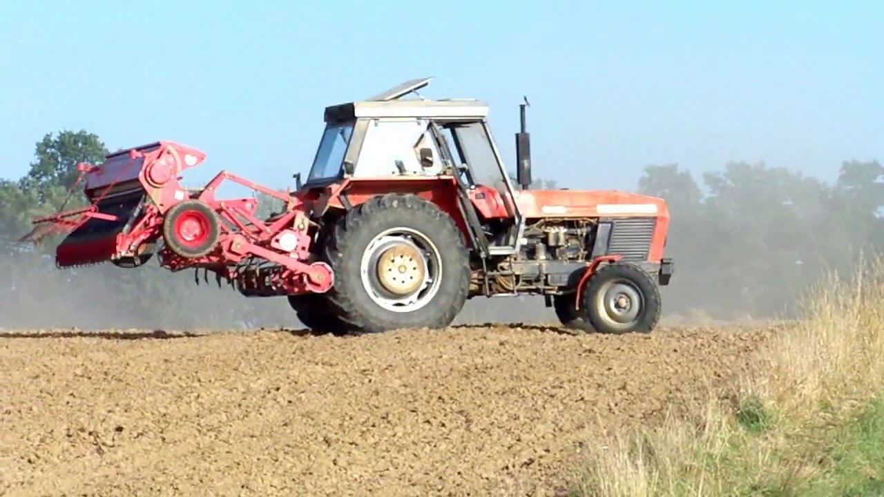 Lato - Uprawa i Siew 2012 , Ursus 1222 + siewnik Famarol [HD]