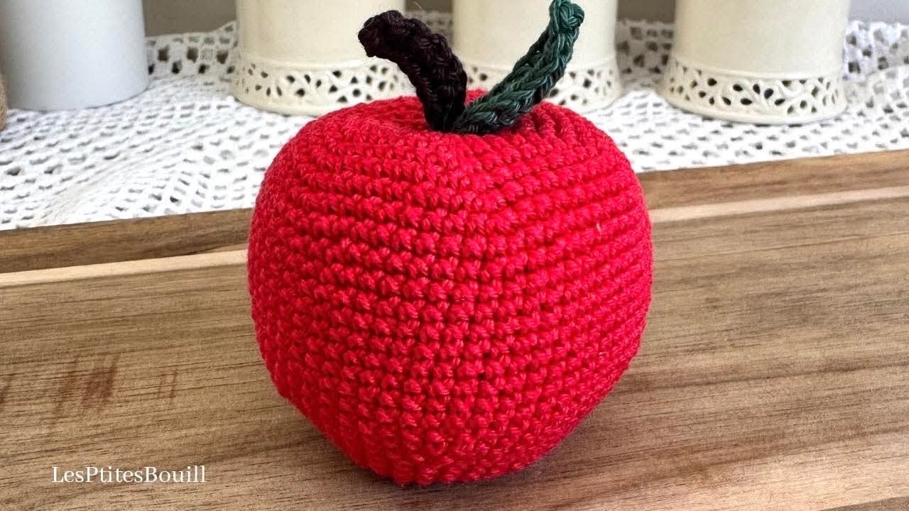 CAL FRUIT partie 2  POMME au crochet #loupassion #crochet #crochetdebutant #handmade #diy