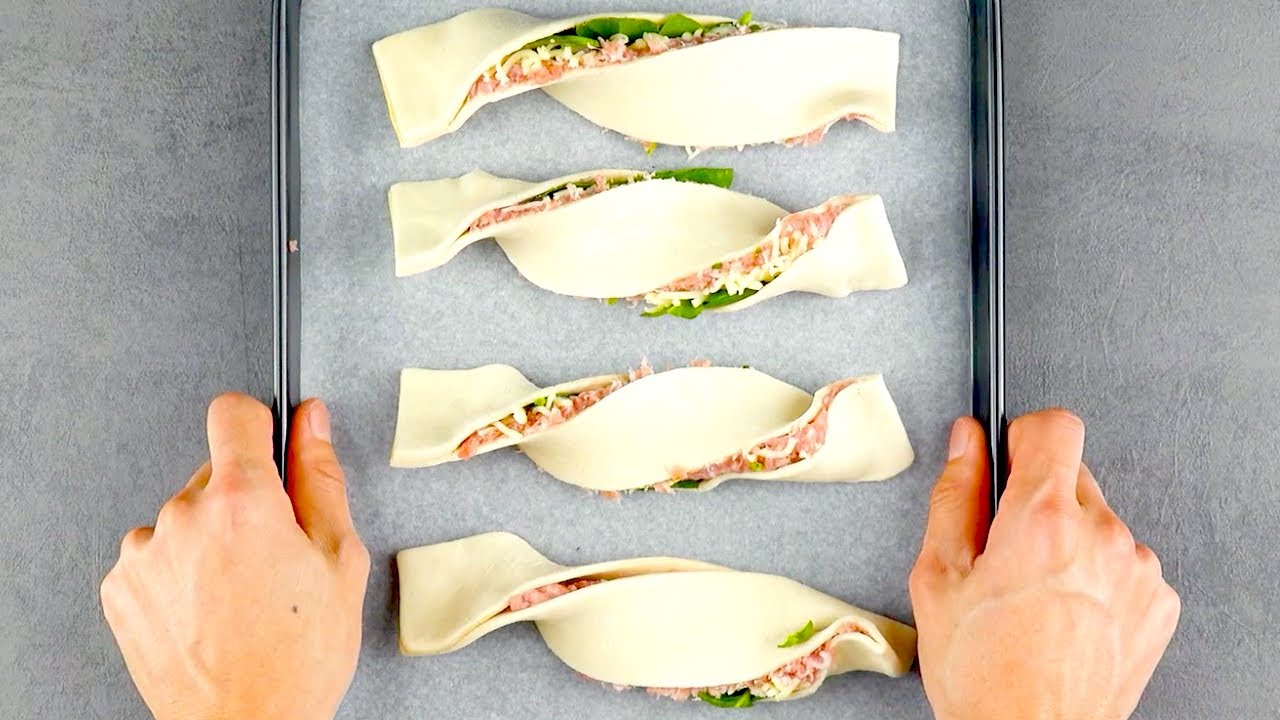Para quando você estiver com pressa: 4 lanches gourmet feitos com massa folhada