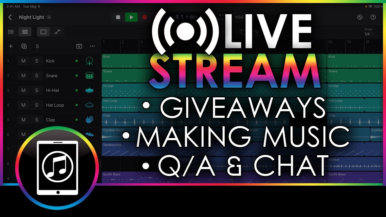 🔴 Livestream  July 9th - Making Music In Logic Pro