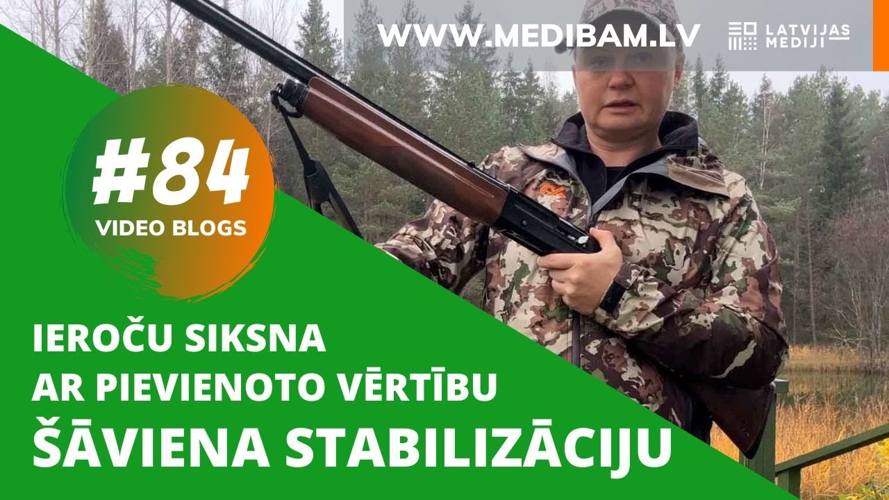 Ieroču siksna ar pievienoto vērtību - &scaron;āviena stabilizāciju. Video bloga #84 epizode