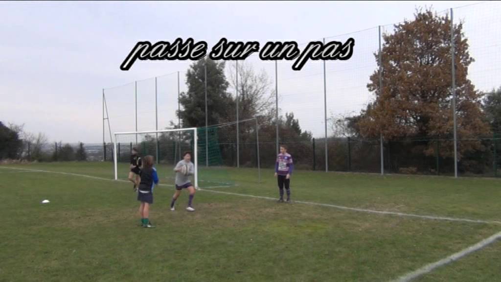 rugby : exercices d'apprentissage de passe