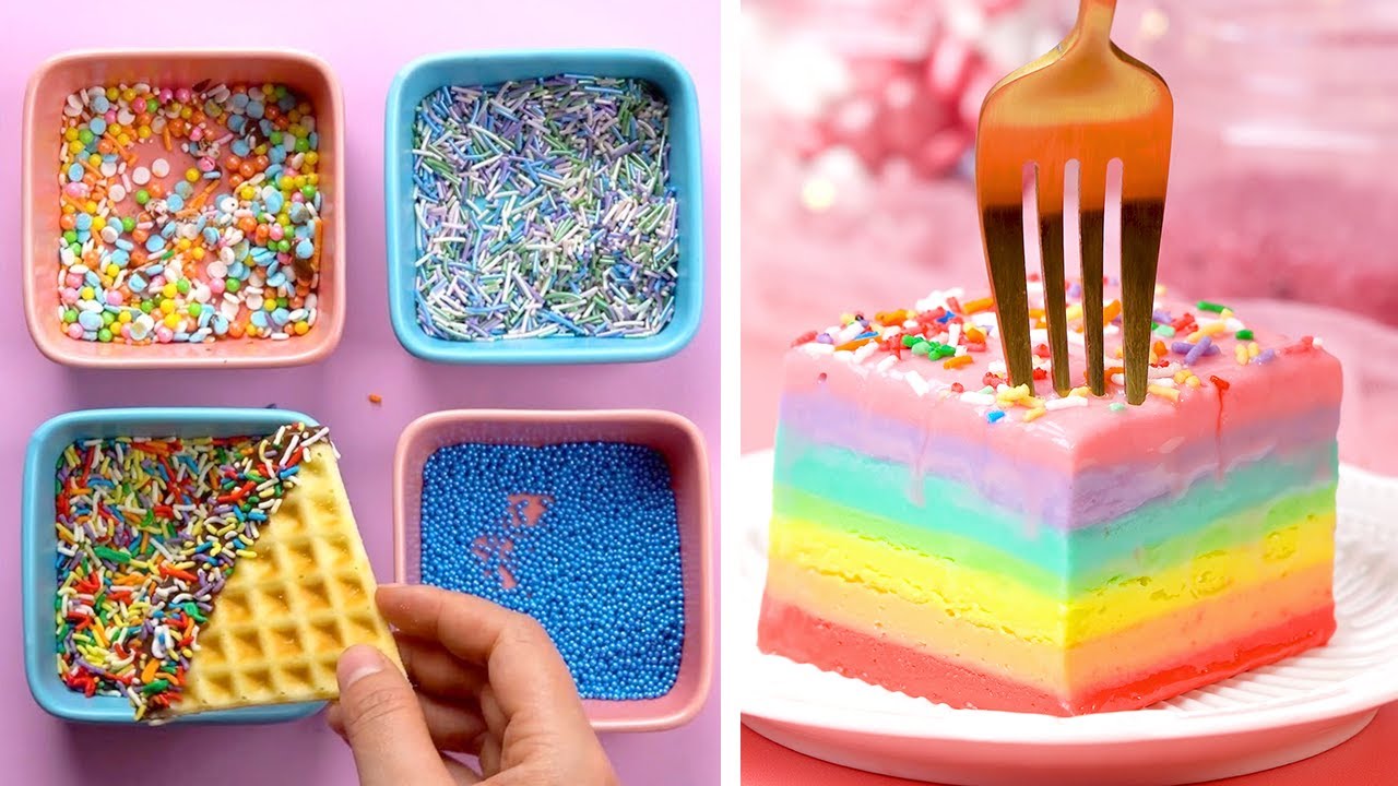 So Yummy Rainbow Cake | Colorful Cakes Are Very Creative And Tasty | Perfect Cake Compilation