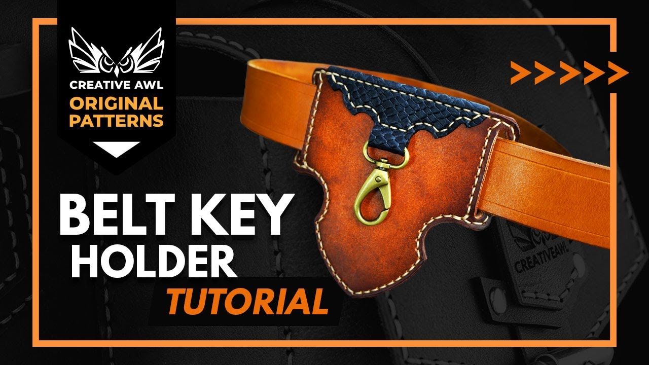 Free Pattern. Belt Key Holder