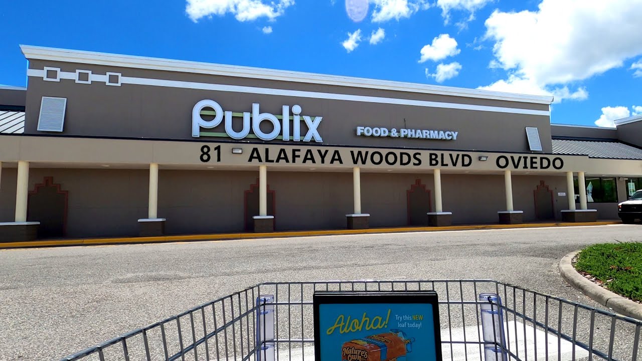 Shopping at Publix Super Market in Oviedo Florida on Alafaya Woods Blvd #329