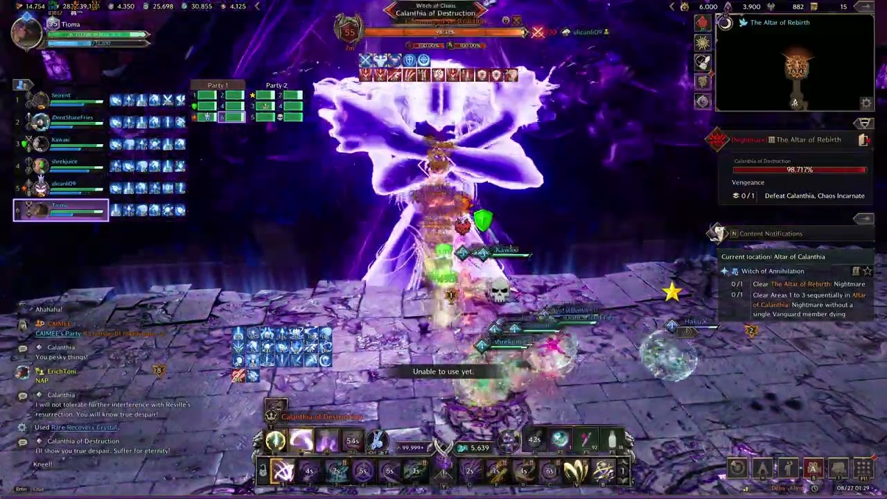 Calanthia Nightmare clear as Shadowdancer