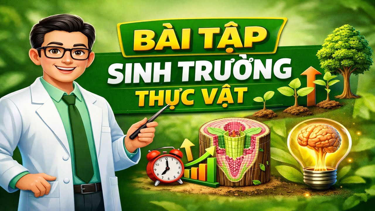 Bài Tập Sinh Trưởng Và Phát Triển Ở Thực Vật – Phần 1 | Giải Chi Tiết, Dễ Hiểu #sinhhoc11