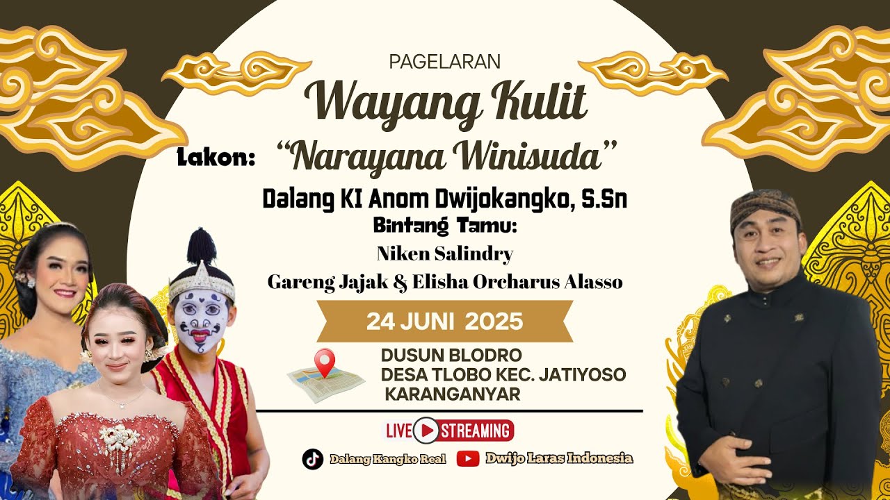 🔴LIVE WAYANG KULIT KI ANOM DWIJOKANGKO, S.Sn