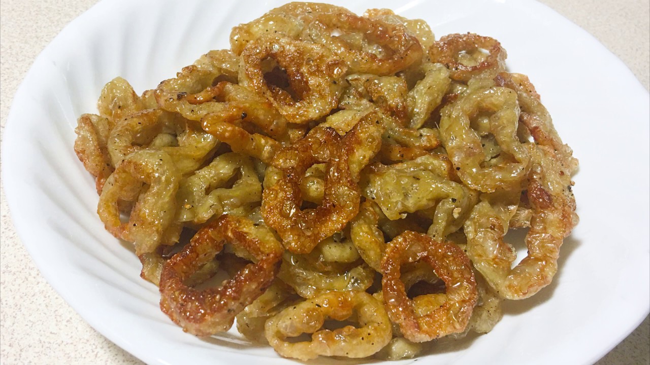 L&agrave;m M&igrave; Căn Ống Từ Bột M&igrave; Căn Kh&ocirc;ng Giặt Bột - Fried Vital Wheat Gluten Rings