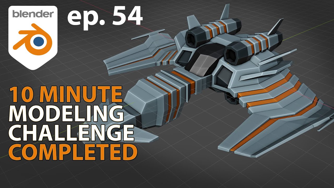 10-минутный челлендж по моделированию. Эпизод 54 &mdash; Blender 2.91