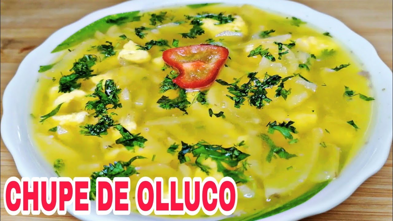 👌CHUPE O SOPA DE OLLUCO CON QUESO Super nutritivo / Cocinando con Maricielo
