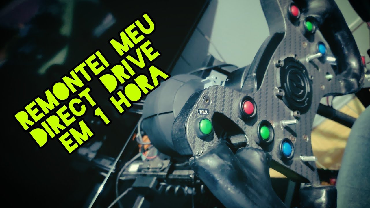 Montei meu DIRECT DRIVE com motor de hoverboard em 1 hora, desmontei para pintar.