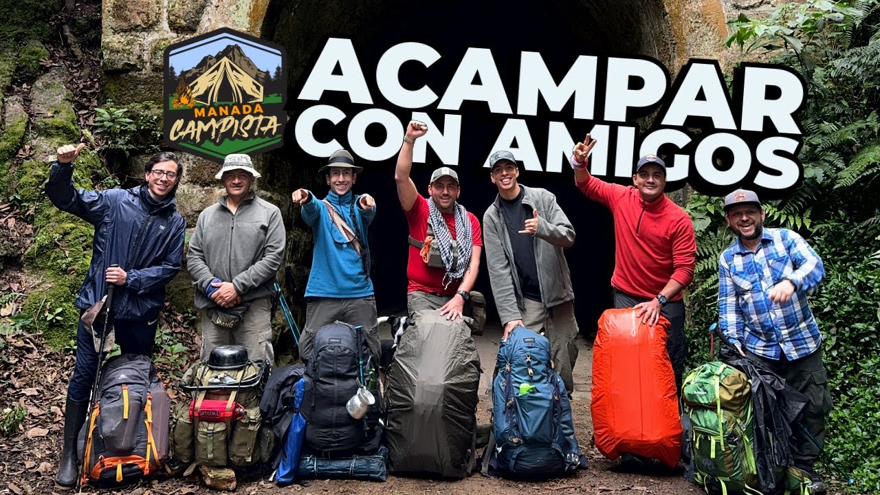 Acampar con AMIGOS - BOSQUE DE NIEBLA - Ruta del TREN