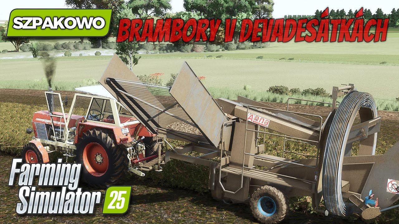 FS25 | Szpakowo🐦 #08 | Sklizeň brambor s Agromet Z644 Anna | CZ Let's Play