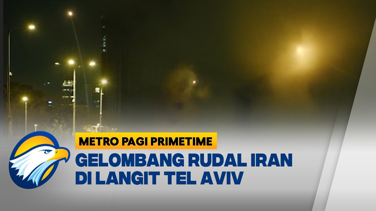 Serangan Rudal ke Israel, Sistem Pertahanan Udara Cegat Sebagian Serangan - [Metro Pagi Primetime]