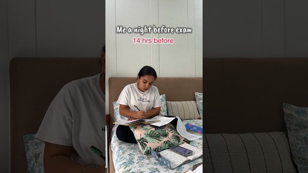 A night before exam📚