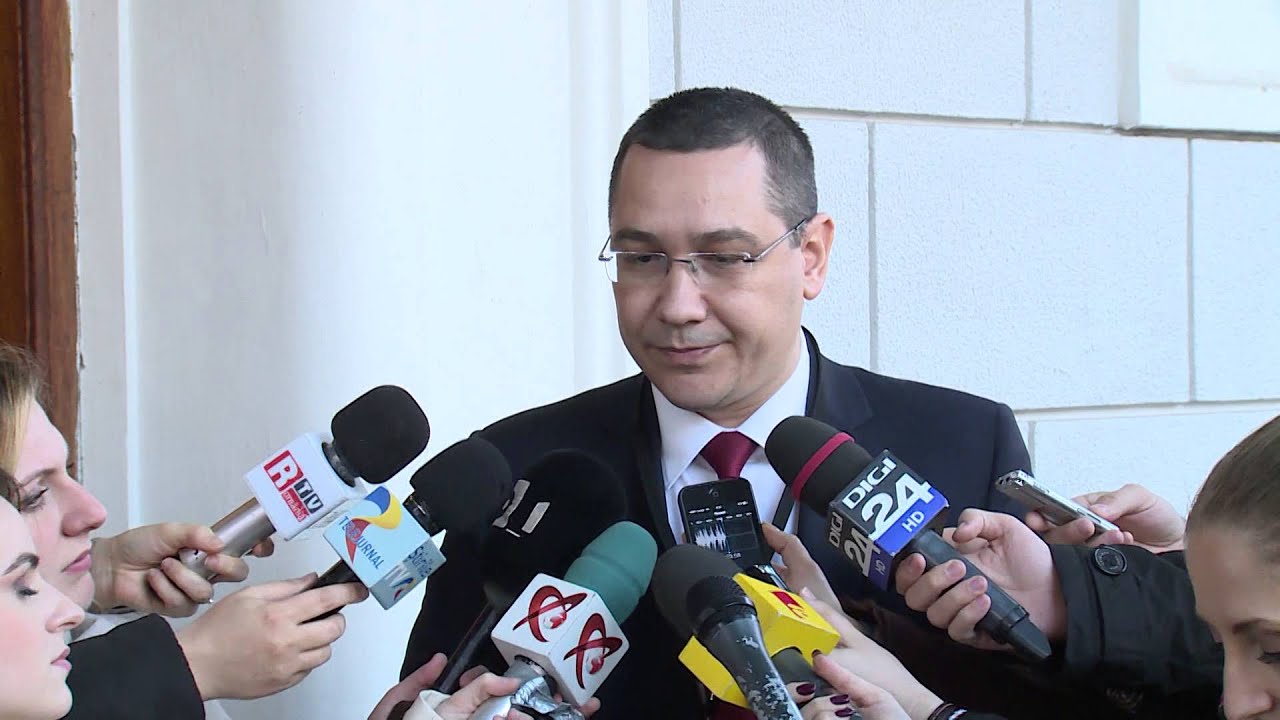 Primul-ministru Victor Ponta a declaratii de presa