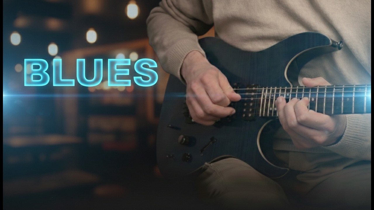 A Minor – Slow Blues Backing Track | 77 BPM
