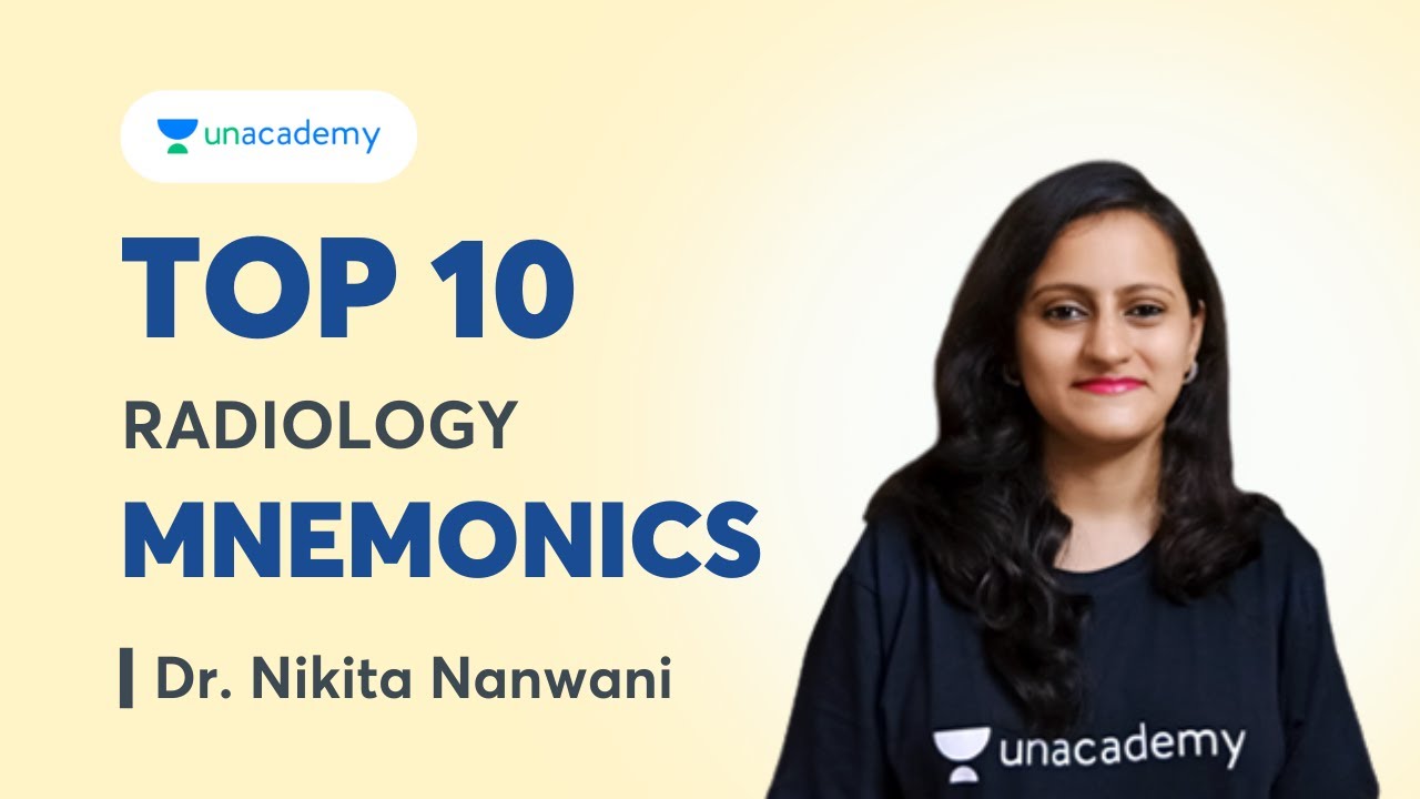 Top 10 Radiology Mnemonics with Dr. Nikita Nanwani