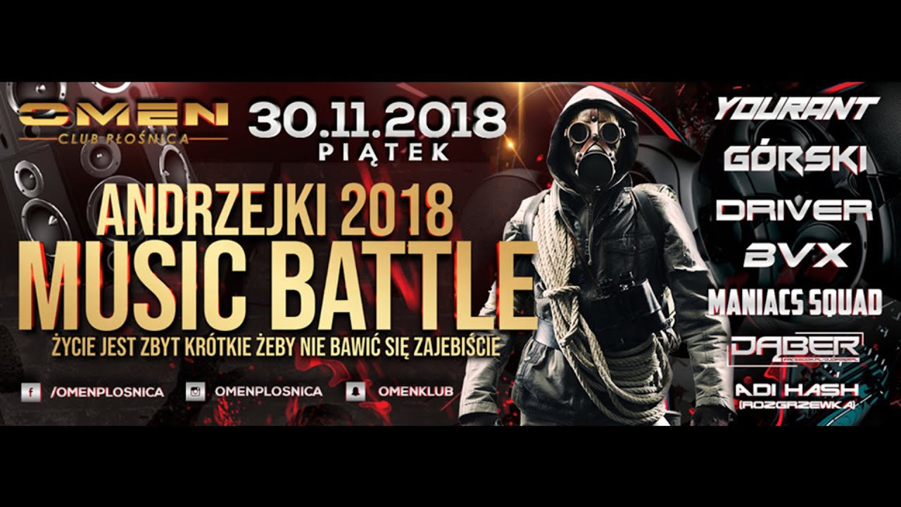 DRIVER @ OMEN CLUB PŁOŚNICA - MUSIC BATTLE - ANDRZEJKI 30.11.2018 - SECIKI.PL